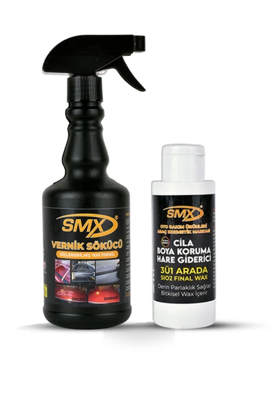 SMX Araç Yüzey Vernik Sökücü - Araç Güneş Yanığı Giderici 500 Ml