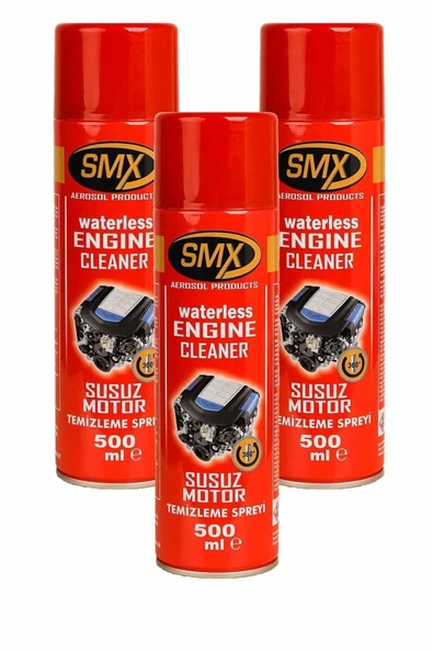 SMX Susuz Motor Temizleme Spreyi 3 Adet (3x500 Ml)