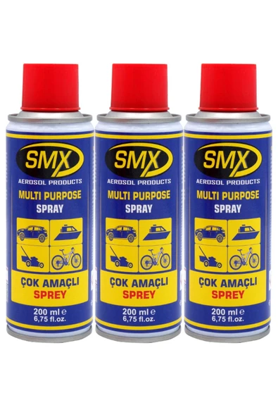 SMX 3 Adet Çok Amaçlı Sprey 200 Ml