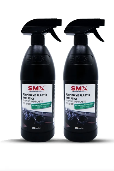SMX Torpido Parlatıcı / Plastik Parlatıcı / Lastik Parlatıcı / (2X750ML) ürün görseli 1