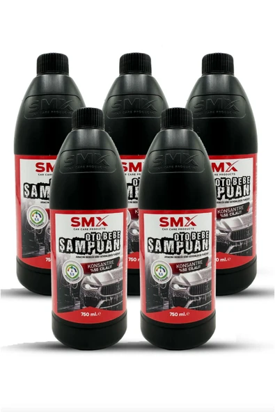 SMX Oto Bebe Şampuanı 750 ml 5 Adet
