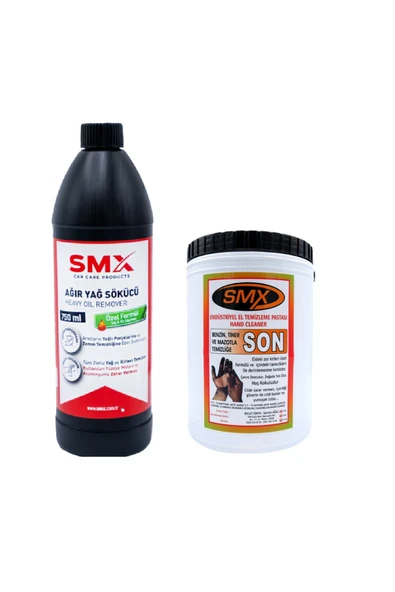 SMX Ağır Yağ Çözücü (1 Lt)/ Bitkisel El Temizleme Kremi (4 Kg) ürün görseli 1