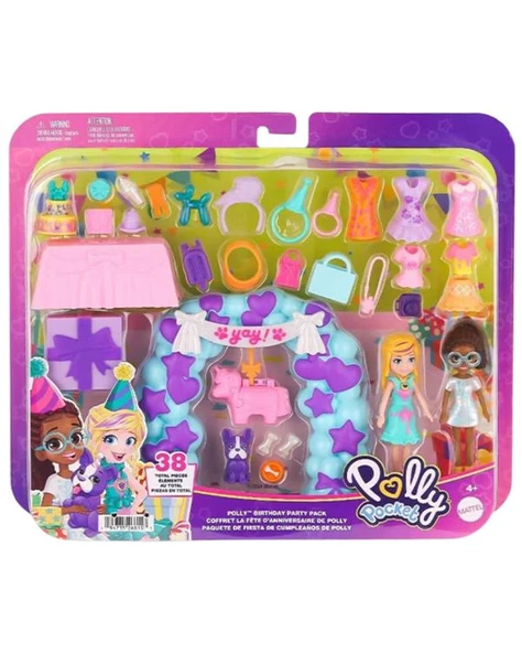 Polly Pocket Pollynin Doğum Günü Partisi Yeni Paketi JCC33