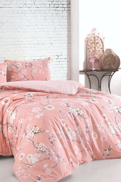 Çift Kişilik Nevresim Takımı Pamuklu Çiçek Harmanı - 2