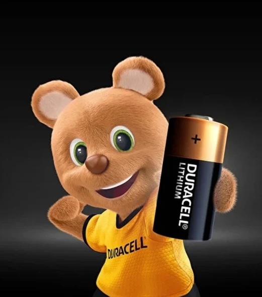 DURACELL CR2 3V Lithium Pil Alarm - Lazer Fotoğraf Makinesi vb Özel Cihazlar için Lityum Pil (2li Pkt.) - 3