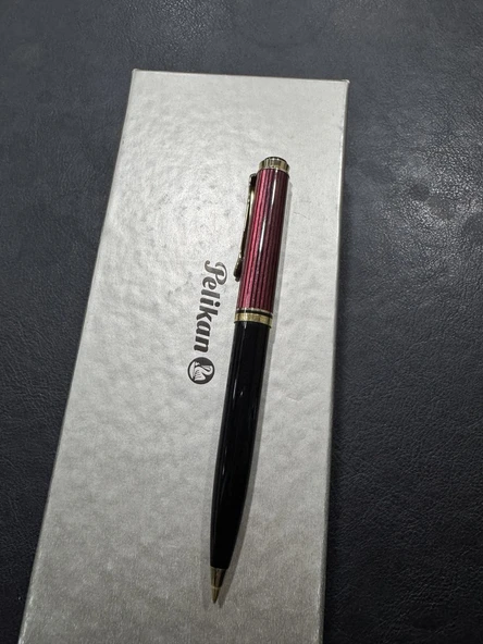 Pelikan Souveran Serisi D400 Bordo Siyah Sedefli Versatil Kalem - 4