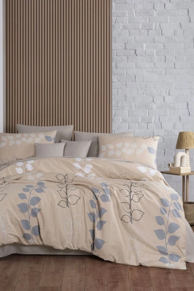 Çift Kişilik Nevresim Takımı Pamuklu Doğal Esinti - 3