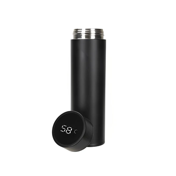 samur parti parti aksesuar & kostüm Dijital Sıcaklık Göstergeli Termos 500ml - 2
