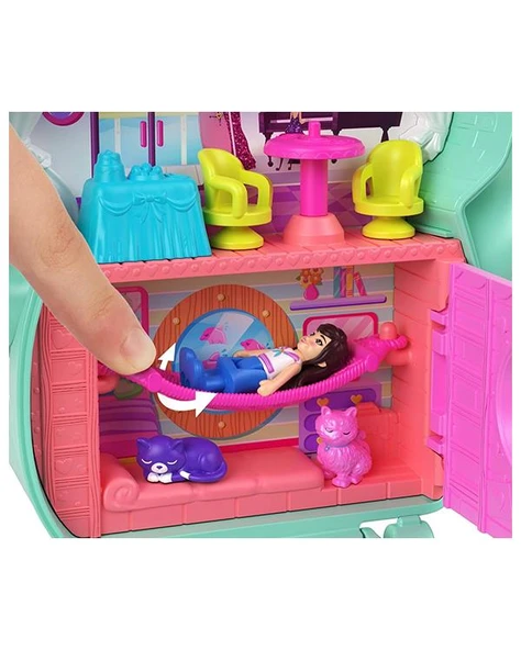 Polly Pocket Kedicik Yelkende Mikro Oyun Seti JCR37 - 4