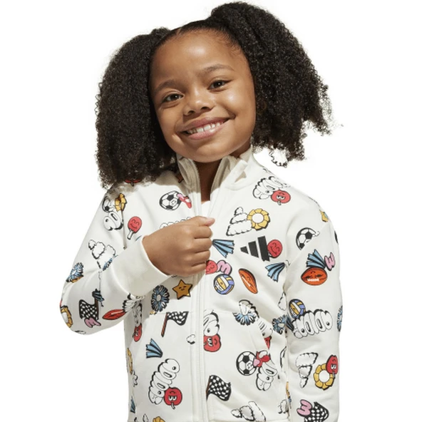 Adidas JI6233 Lk Fun Aop Ts Çocuk Eşofman Takımı - 4