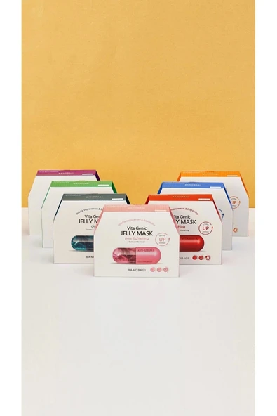BANOBAGI Vita Genic Jelly Mask Pore Tightening Canlandırıcı Pürüzsüzlük Pamuk Maske - 8