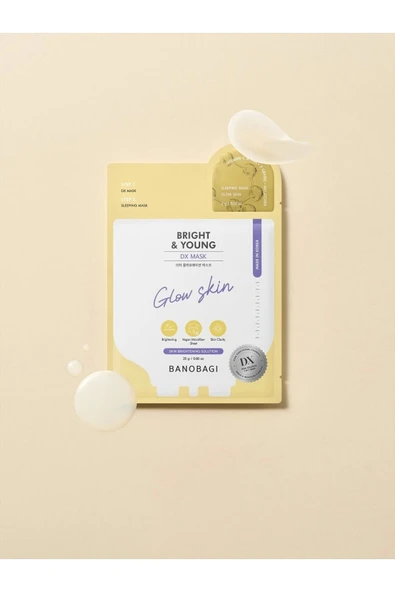 BANOBAGI DX Mask Bright & Young ( Cilt tonu eşitleyen gençleştirici maske) - 3