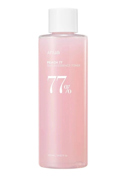 Peach 77% Niacin Essence Toner  Ölü Deri Giderici Leke Karşıtı Şeftali Özlü Tonik 250ml