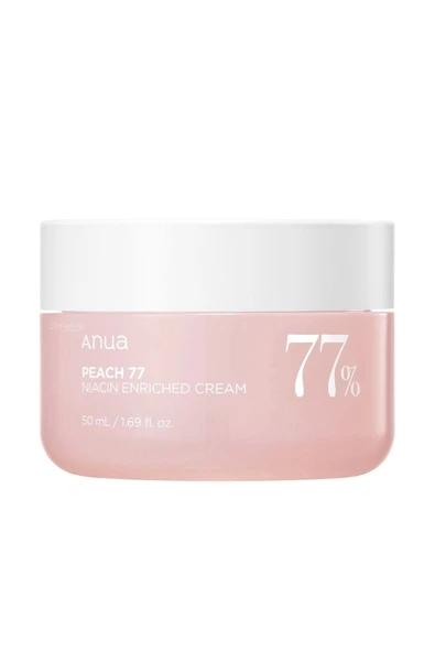Peach 77% Niacin Enriched Cream Parlatıcı, Elastikiyet Koruyucu Şeftali Özlü Krem 50ml ürün görseli 1