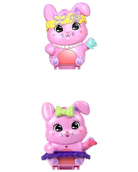 Polly Pocket Tavşancığın Çay Partisi Mini Oyun Seti JCR40 - 3