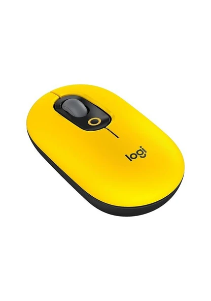 Logitech POP Emoji 910-006546 Sarı Sessiz Optik Kablosuz Mouse - outlet - Resim 2