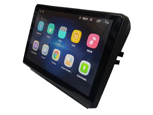 SKODA FABİA 2008/2014 9 İNÇ SİYAH 2-32 - Resim 3