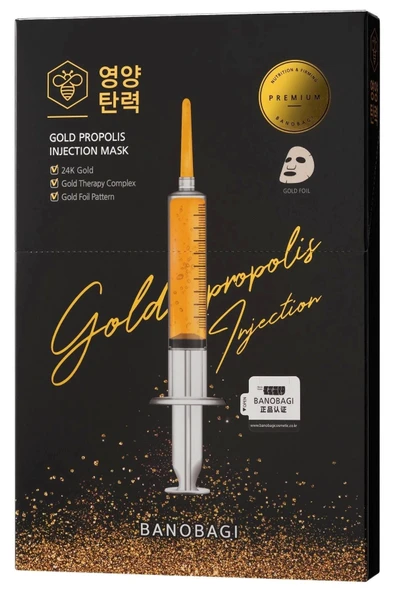 BANOBAGI Gold Propolis Booster Mask (Güçlendirici Yüz Maskesi) - 5