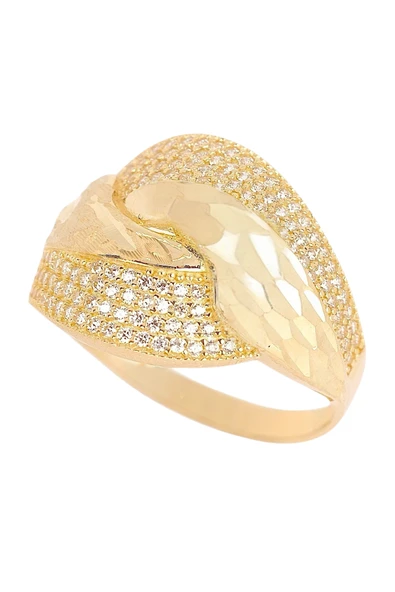 Cigold Taşlı Yüzük 14 Ayar Altın 4.27 Gr OA-C12001029039 - 4