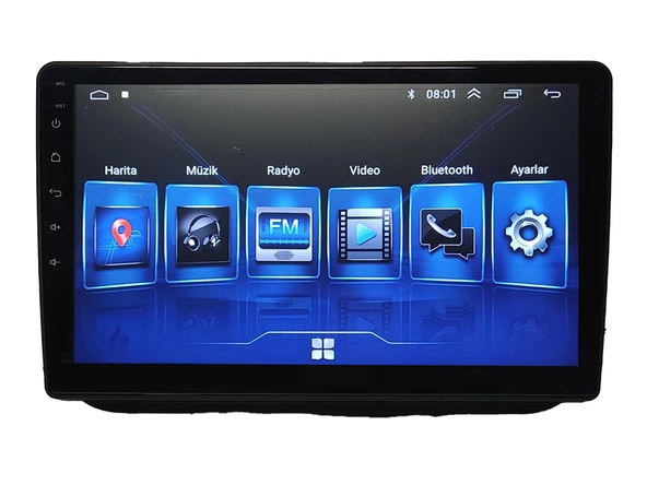 SKODA FABİA 2008/2014 9 İNÇ SİYAH 6-128 - Resim 4