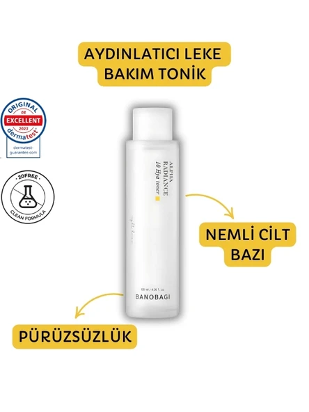 Banobagi Alpha Radiance 10 Hya Toner ( Aydınlatıcı Leke Bakım Tonik)