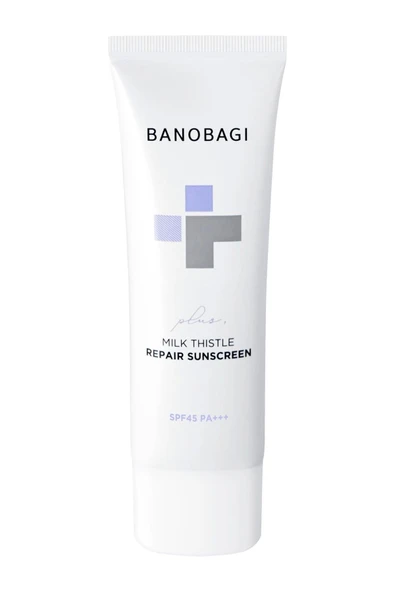 BANOBAGI MILK THISTLE REPAIR CICA SUNSCREEN PLUS SPF45 PA++ ( Beyazlık Bırakmayan Onarıcı Güneş Kremi) - 2
