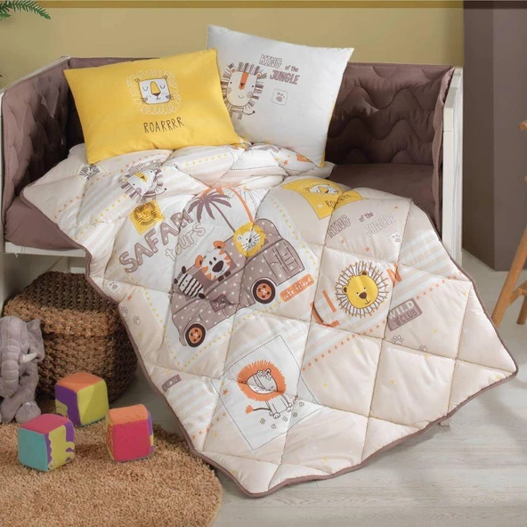 CLASY BEBEK UYKU SETİ LİON SARI - 2