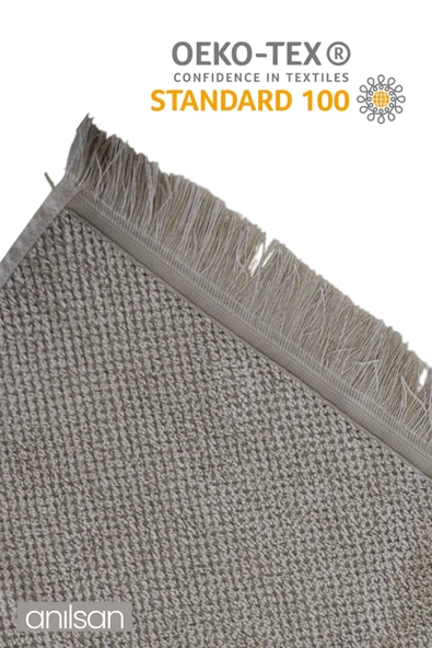 2'li Bej Jelena Havlu Seti %100 Pamuk  - 1 Adet El Havlusu 50x90 ve 1 Adet Banyo Havlusu 70x140 - 3