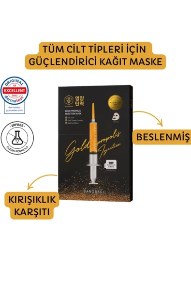 BANOBAGI Gold Propolis Booster Mask (Güçlendirici Yüz Maskesi)