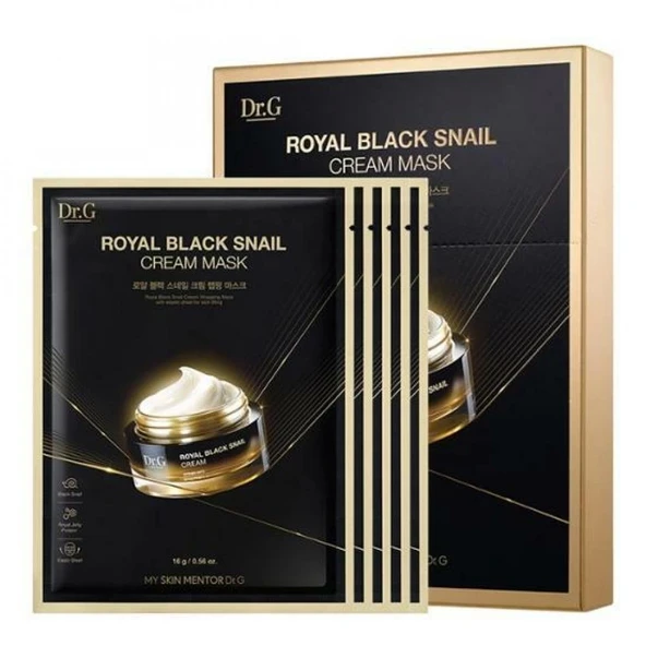 [Doctor.G] [10ea] Royal Black Cream Mask 16g - 3