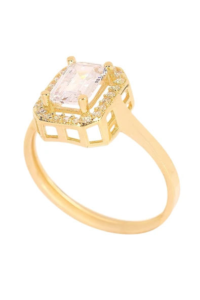 Cigold Taşlı Yüzük 14 Ayar Altın 2.34 Gr OA-C11501029036 - 3