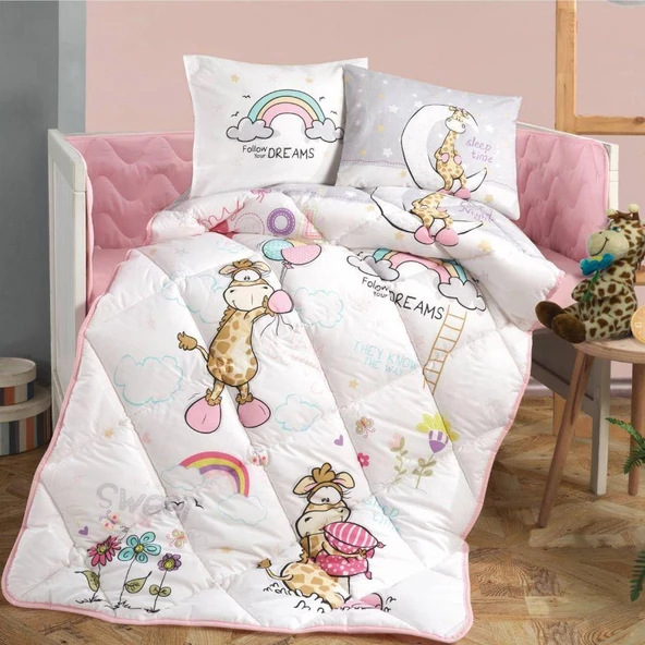 CLASY BEBEK UYKU SETİ SLEEP TİME PEMBE - 2