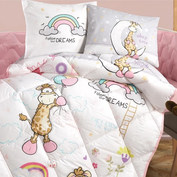 CLASY BEBEK UYKU SETİ SLEEP TİME PEMBE - 3