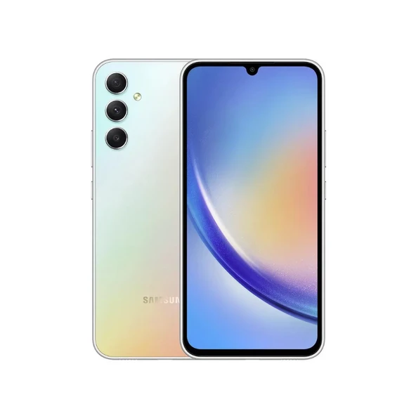 Samsung Galaxy A34 128GB Gümüş (Yenilenmiş - Çok İyi)