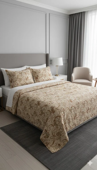 RÜYA TEK KİŞİLİK PİKE YATAK ÖRTÜSÜ NEVADA ürün görseli