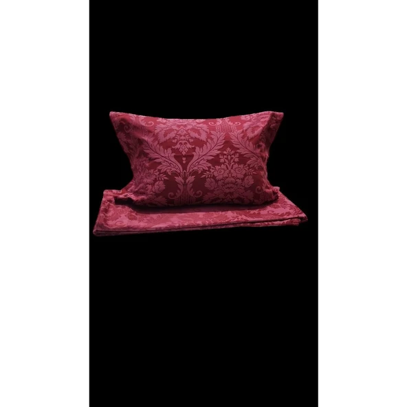 RÜYA ÇİFT KİŞİLİK PİKE YATAK ÖRTÜSÜ DAMAKS NAR - Resim 7