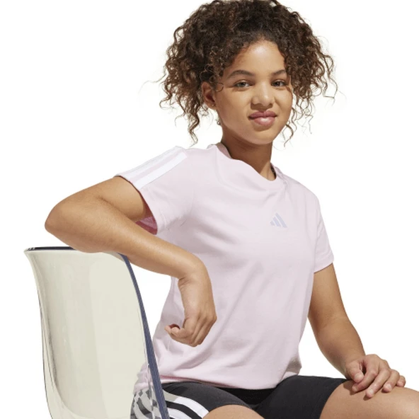 Adidas JF3678 Jg 3S 160 Kız Çocuk Spor Tişört - 5