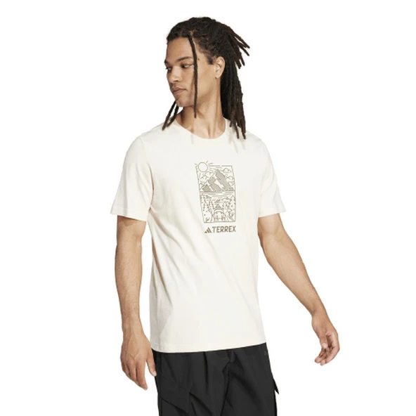 Adidas JN4267 Wild Erkek Spor Tişört - Resim 3