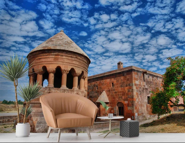 Bitlis Ahlat Emir Bayindir Mescidi Manzaralı Duvar Kağıdı - 4