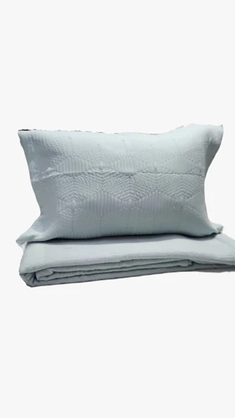 BAHAR DROP ÇİFT KİŞİLİK YATAK ÖRTÜSÜ MİNT - Resim 3