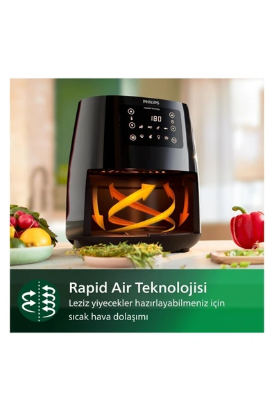 Philips Airfryer 3000 Serisi HD9243/90 L 4.1 lt Yağsız Fritöz - Resim 3