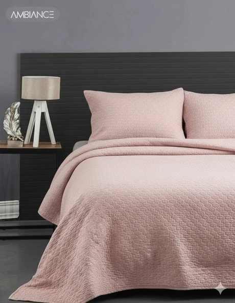 CEYLİNE STONEWASHED YATAK ÖRTÜSÜ ÇK AMBİANCE PEMBE ürün görseli