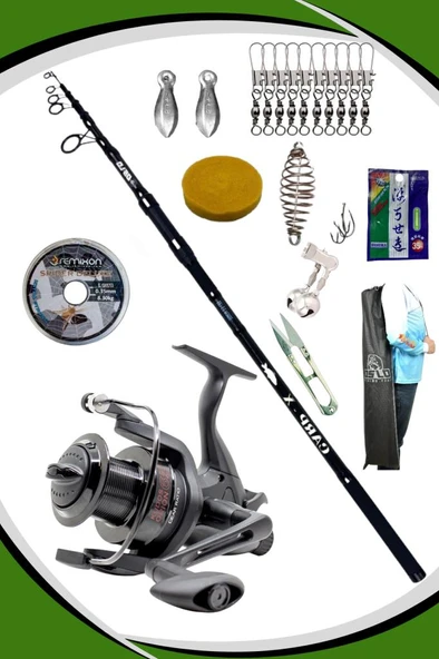 Oslo Carp-x 360cm 3,5LBS Kudos Orion 6500 Sazan Olta Takımı Seti