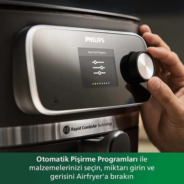 Philips Airfryer 7000 Serisi HD9880/90 Combi XXL Connected 8.3 lt Yağsız Fritöz - 4