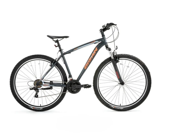Bisan Leon V 26 Jant 46 Cm Dağ Bisikleti Mat Gri-Turuncu