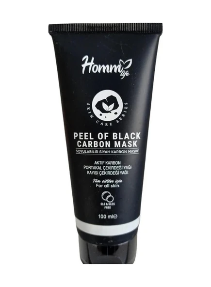 Homm Life Soyulabilir Siyah Karbon Maske 100 ML