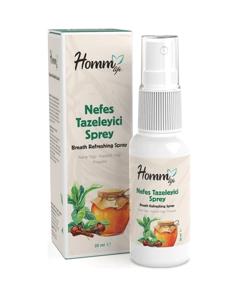 Homm Life Nefes Tazeleyici Ağız Spreyi 25 ML - 2