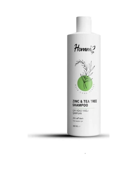 Homm Life Zinc & Tea Tree Şampuan 400 ML