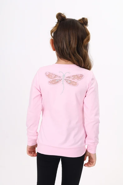 Toontoy Kız Çocuk Yusufcuk Nakışlı Tişört - Resim 8