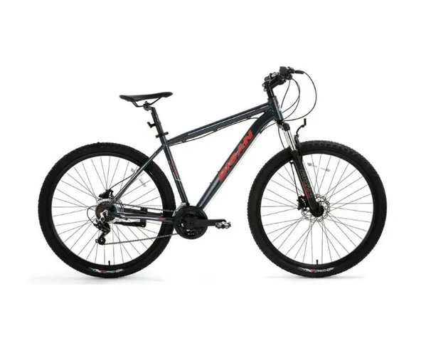 Bisan Leon V 26 Jant 46 Cm Dağ Bisikleti Mat Siyah-Kırmızı